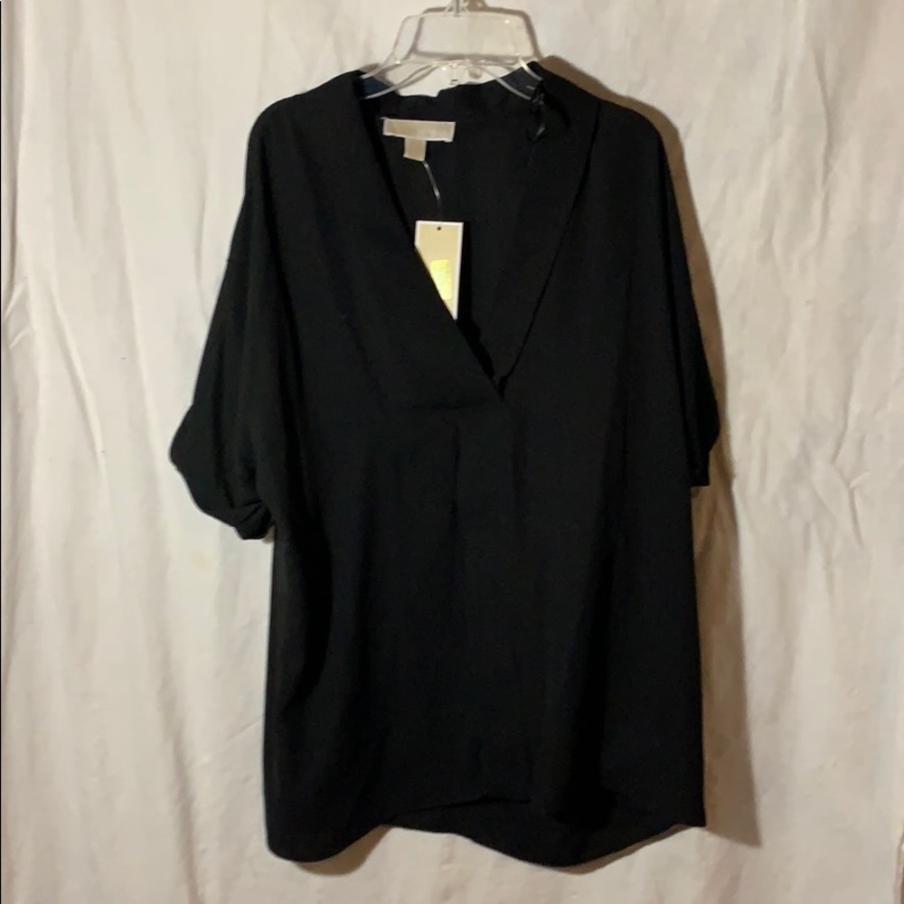Black loose blouse